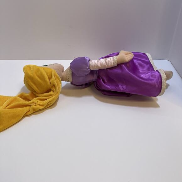 Disney‎ Rapunzel Plush Doll Purple Dress Long Hair Collectible Toy - Picture 2 of 7